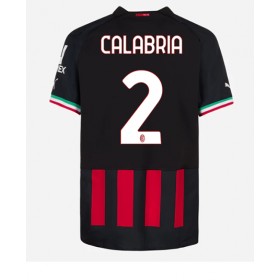 Herren Fußballbekleidung AC Milan Davide Calabria #2 Heimtrikot 2022-23 Kurzarm